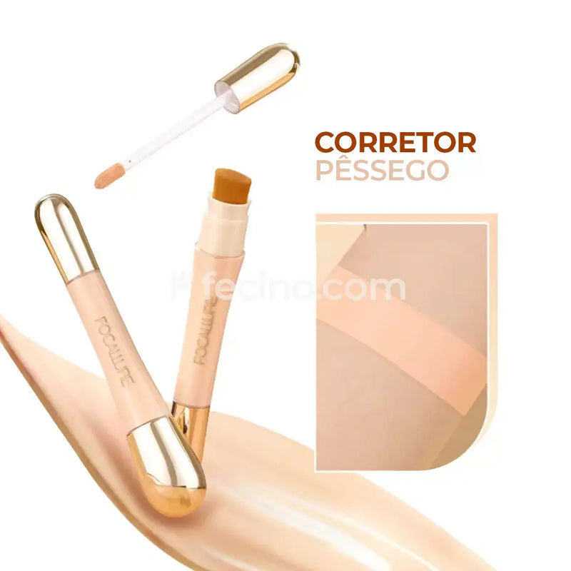 Focallure® - Corretivo 2 em 1 Efeito Anti-Manchas & Rejuvenescedor (LEVE 2 E ECONOMIZE)