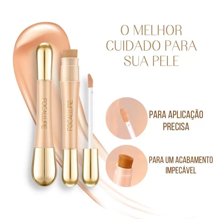 Focallure® - Corretivo 2 em 1 Efeito Anti-Manchas & Rejuvenescedor (LEVE 2 E ECONOMIZE)